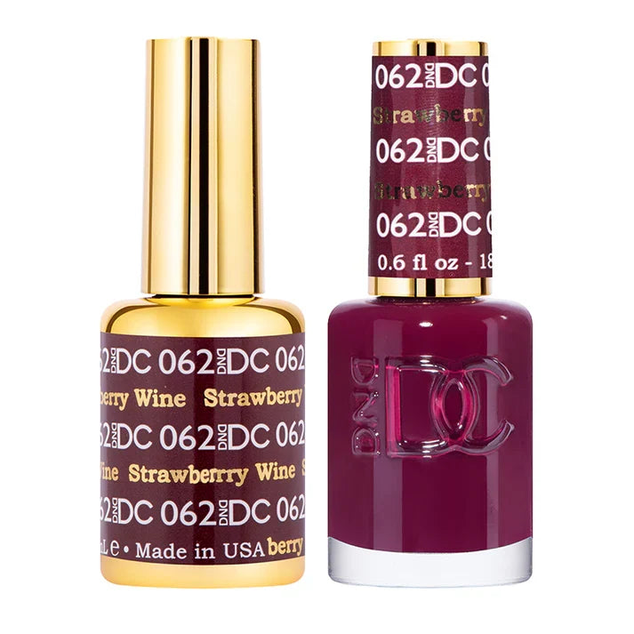 DND DC Duo Gel #062 STRAWBERRY WINE