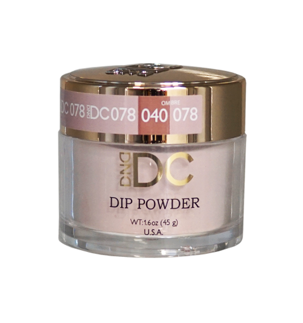 DND DC DIPPING POWDER - DC078 Rose Beige