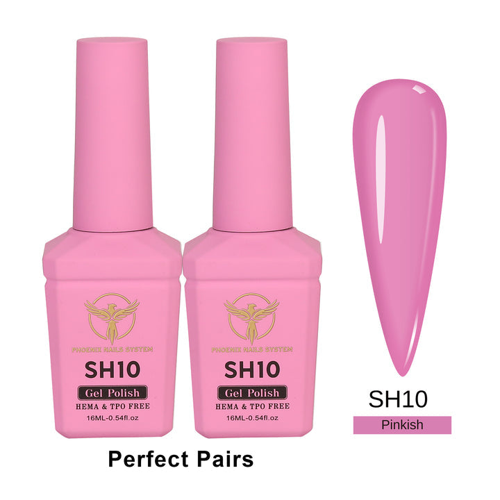 Phoenix Sheer Gel Collection 24 Colors - Free Extra 24 Gels + 1 Color Book + Vali