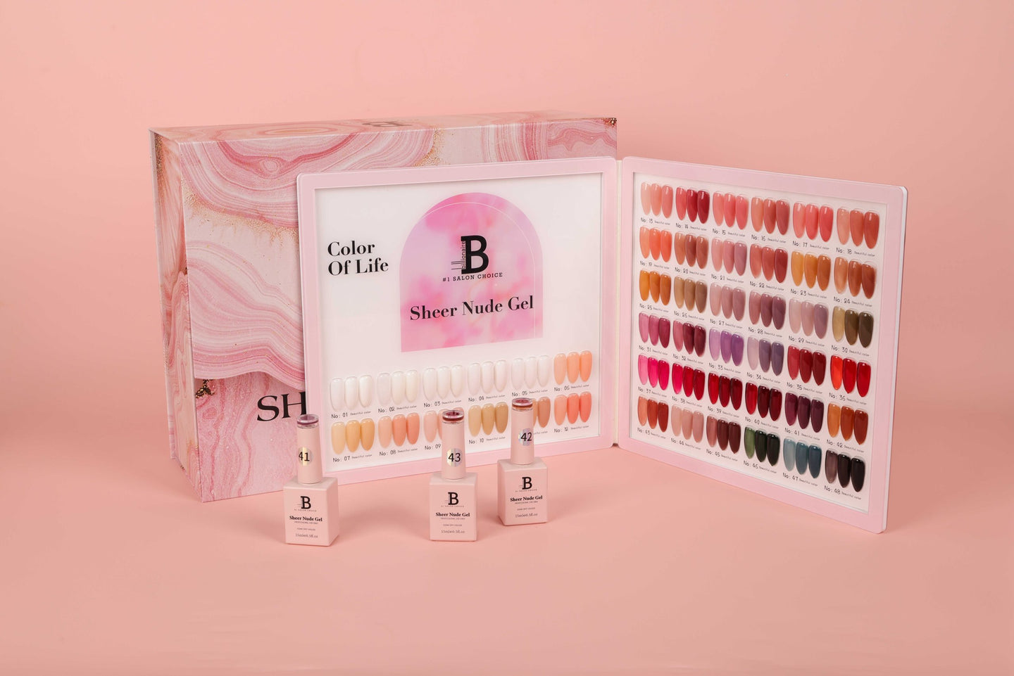 Billionaire Sheer Nude Collection 48 colors + Free Sample Tip