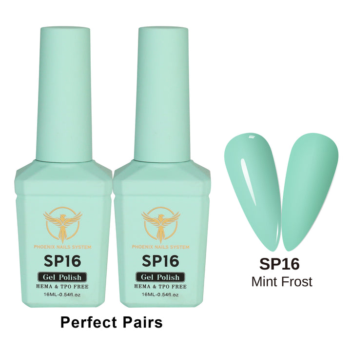 Phoenix Spring Gel Collection 24 Colors - Free Extra 24 Gels + 1 Color Book + Vali