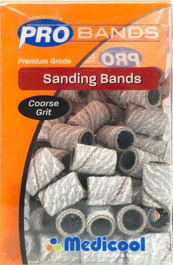 Medicool White Sanding Band Grit Coarse