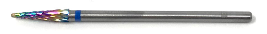 Conical Shape Bit (Cross Cut) 3/32 Medium ( Rainbow )