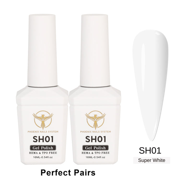Phoenix Sheer Gel Collection 24 Colors - Free Extra 24 Gels + 1 Color Book + Vali