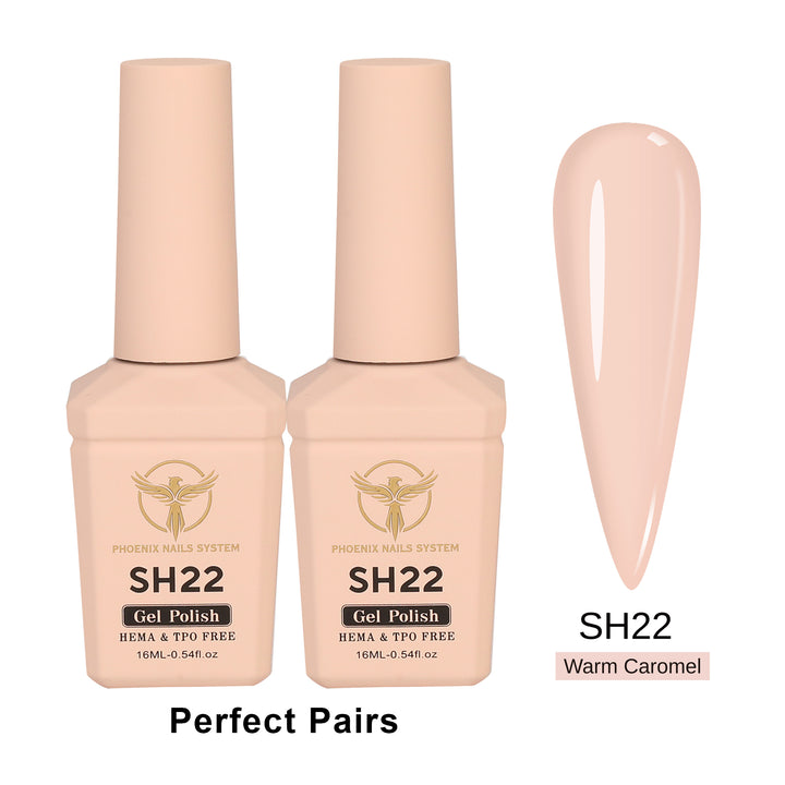 Phoenix Sheer Gel Collection 24 Colors - Free Extra 24 Gels + 1 Color Book + Vali