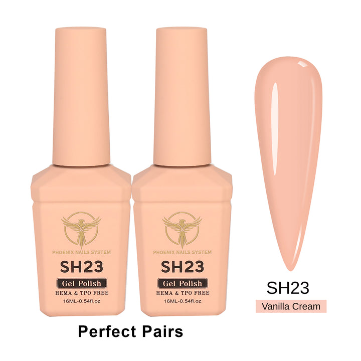 Phoenix Sheer Gel Collection 24 Colors - Free Extra 24 Gels + 1 Color Book + Vali