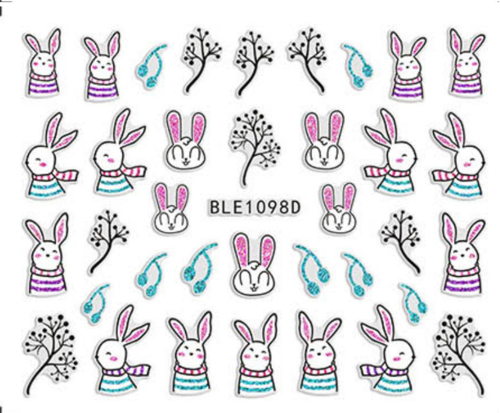 3D Nail Sticker - Easter Collection BLE1098D