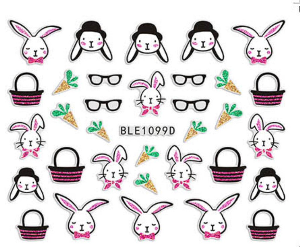 3D Nail Sticker - Easter Collection BLE1099D