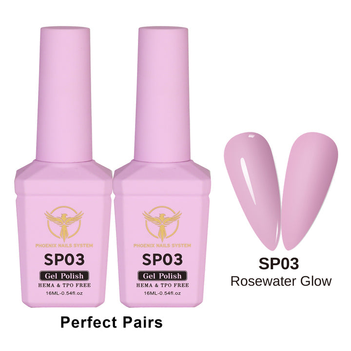 Phoenix Spring Gel Collection 24 Colors - Free Extra 24 Gels + 1 Color Book + Vali
