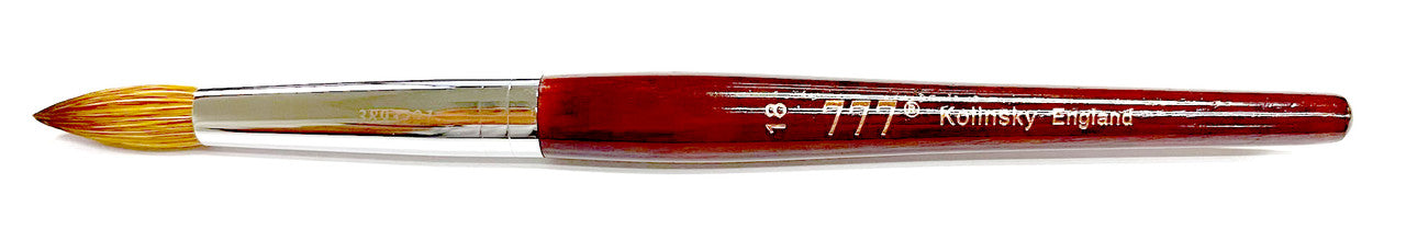 777 Kolinsky England Acrylic Brush No.18