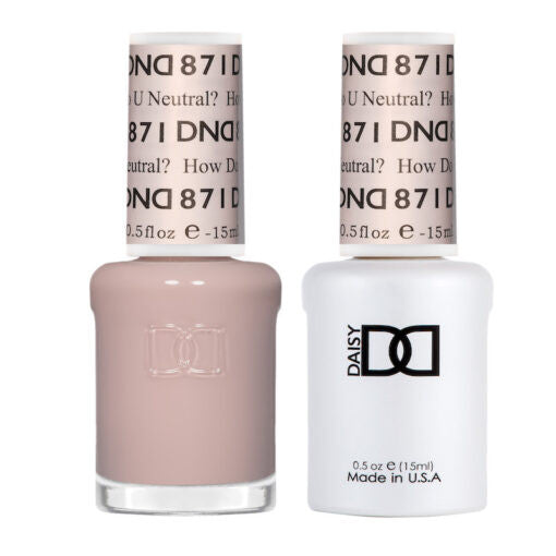 DND Duo Gel #871 How Do U Neutral