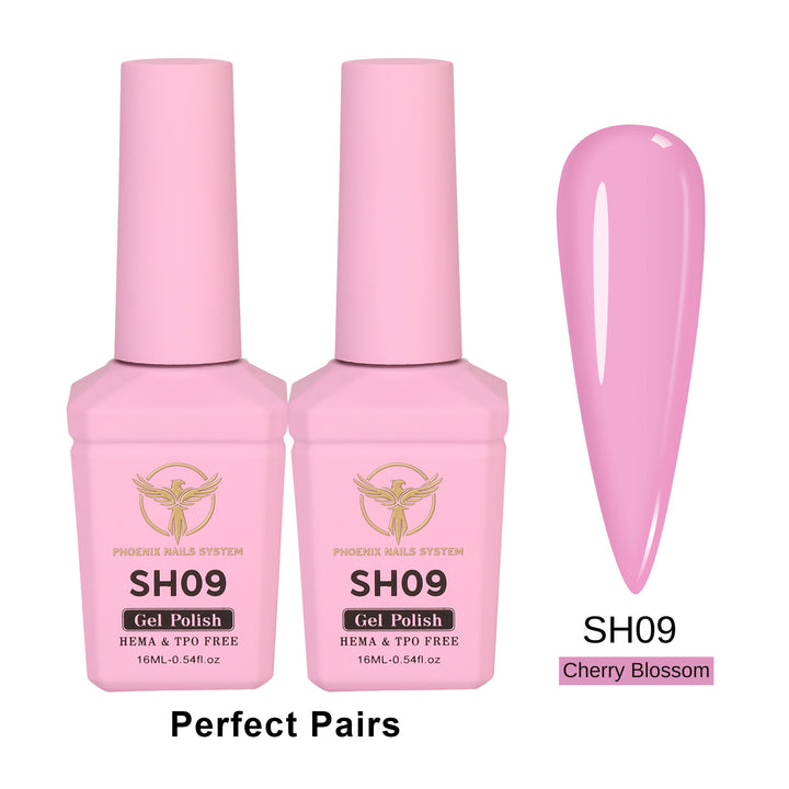 Phoenix Sheer Gel Collection 24 Colors - Free Extra 24 Gels + 1 Color Book + Vali