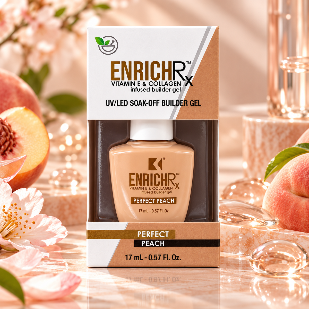 ENRICHRx Infused Builder Gel 0.57 fl. oz. - Perfect Peach