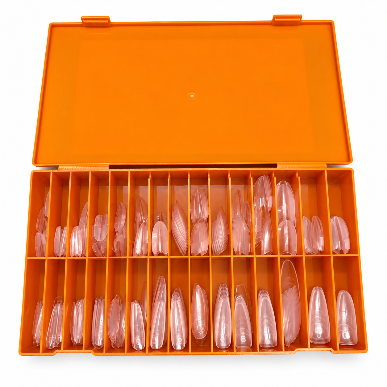 Phoenix Sandwich Dual Forms tips - Round Shape - 14 sizes 280pcsbox - #38 - FREE Gel Stick For Picking Up Gel