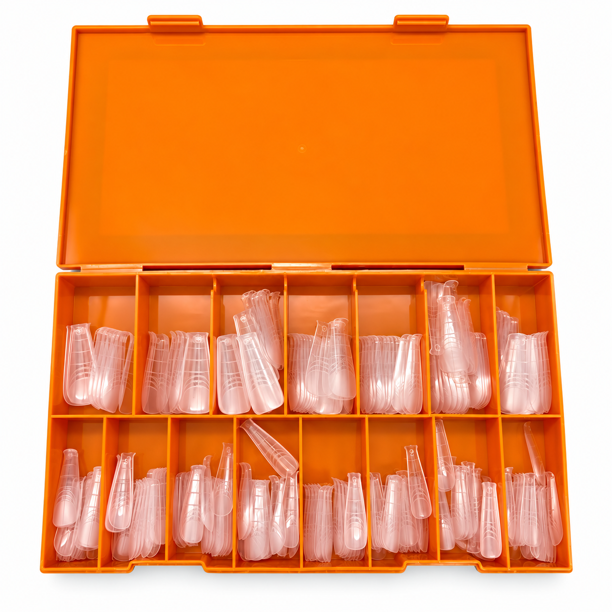 Phoenix Dual Forms tips - Coffin Shape - 14 sizes 280pcs/box - #31 - FREE Gel Stick For Picking Up Gel