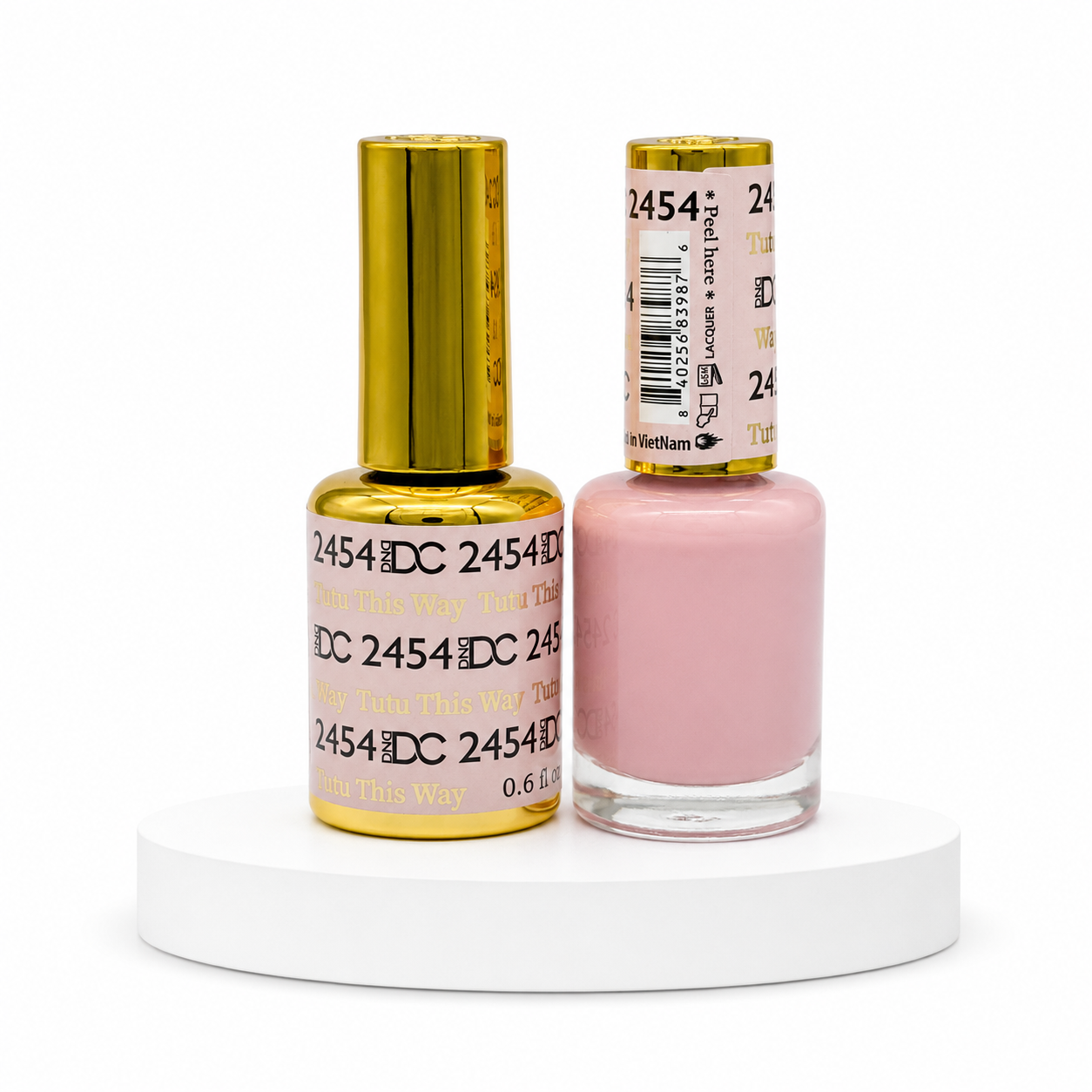 DND DC Duo Gel #2454 Tutu This Way