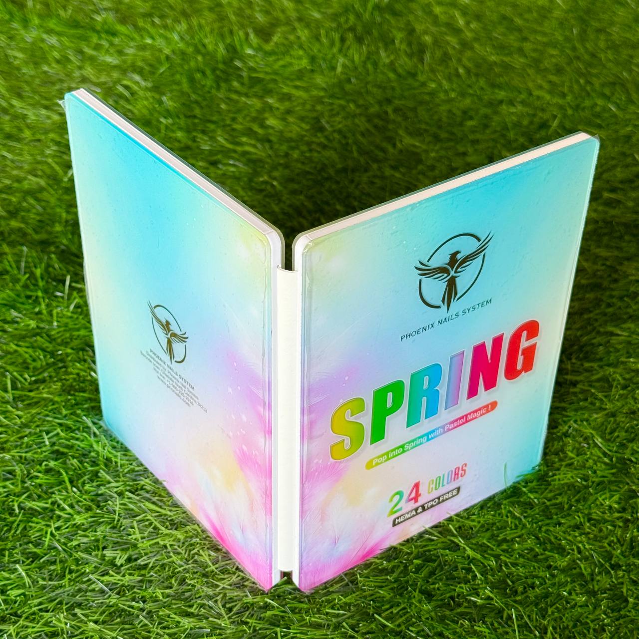 Phoenix Spring Gel Collection 24 Colors - Free Extra 24 Gels + 1 Color Book + Vali + FREE Mica Holder Rack - LIMITED TIME ONLY