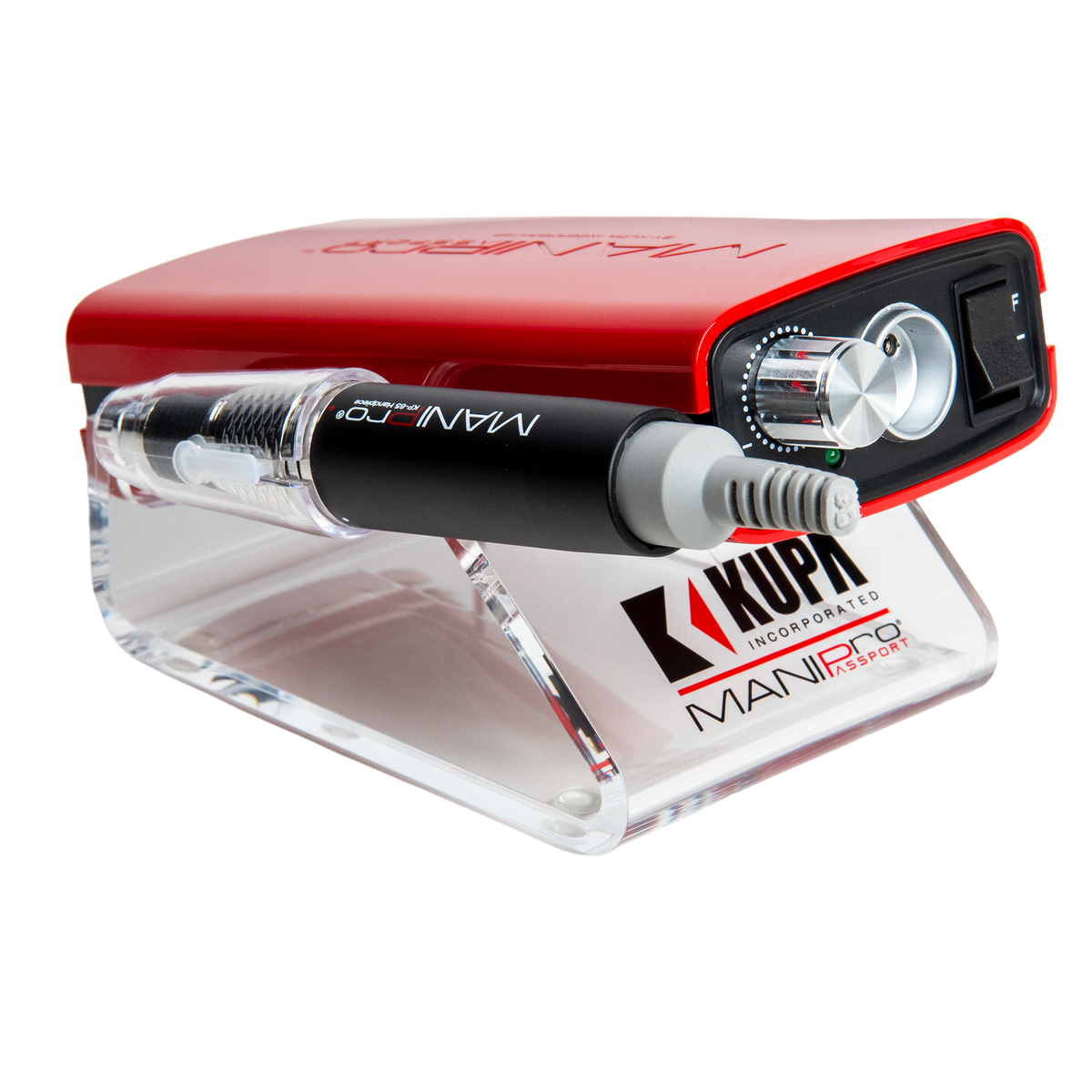 Kupa MANIPro Passport Complete - Red + Companion Handpiece Set