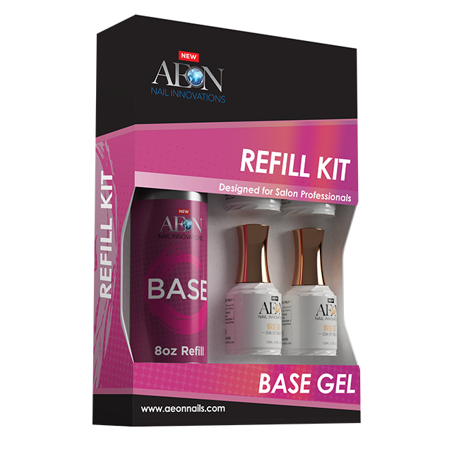 Aeon Base Gel Refill 8oz + 4 Free Base Gel 0.5oz