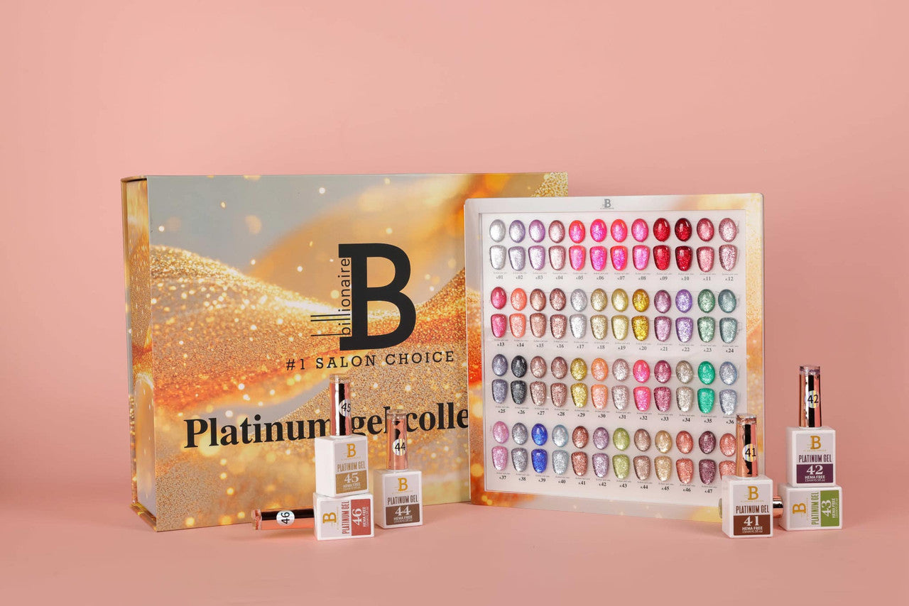 Billionaire Platinum Collection 48 colors + Free Sample Tip