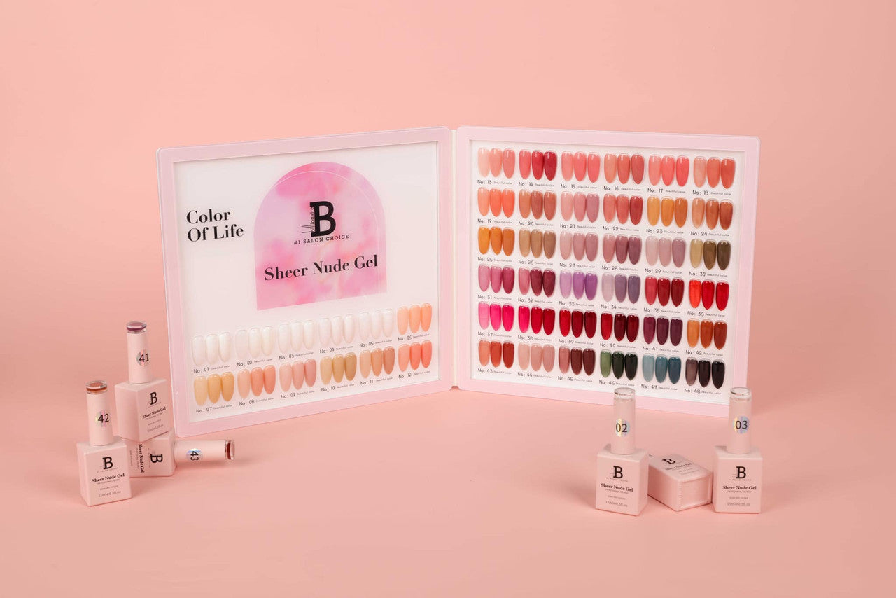 Billionaire Sheer Nude Collection 48 colors + Free Sample Tip