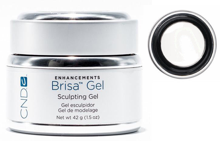 CND Brisa Gel Pure White Opaque 1.5oz