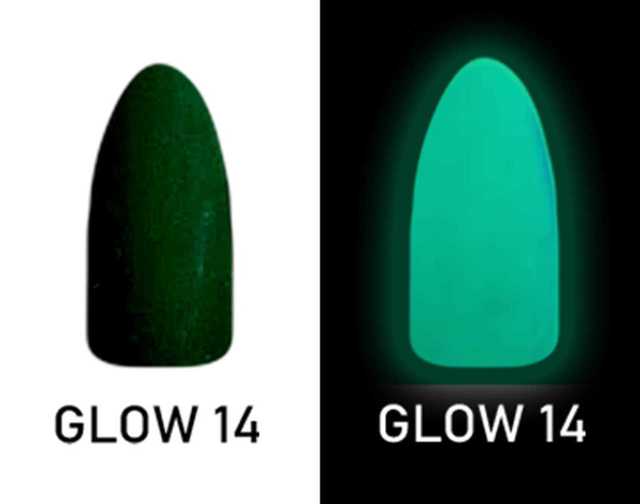 CHISEL ACRYLIC & DIPPING 2OZ - GLOW 14