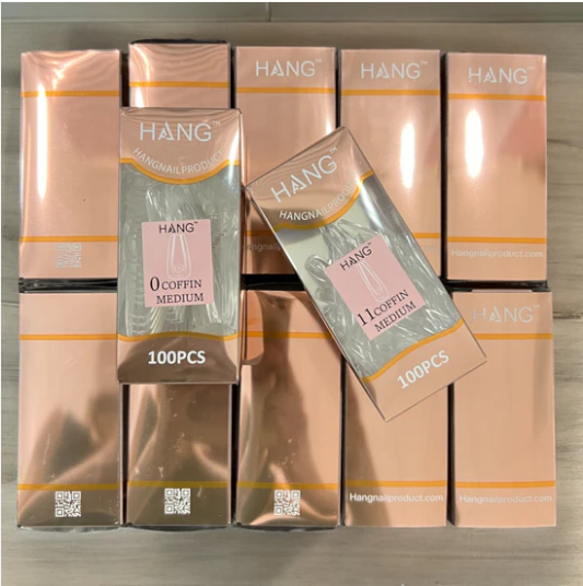 HANG Gel-X Tips Refill 100pcs - Coffin Medium