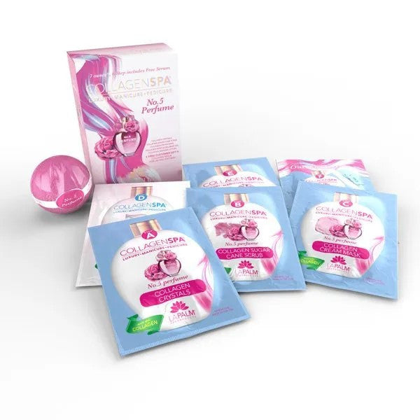 LaPalm Collagen Spa 6 Steps + Free Bomber - No.5 Perfume