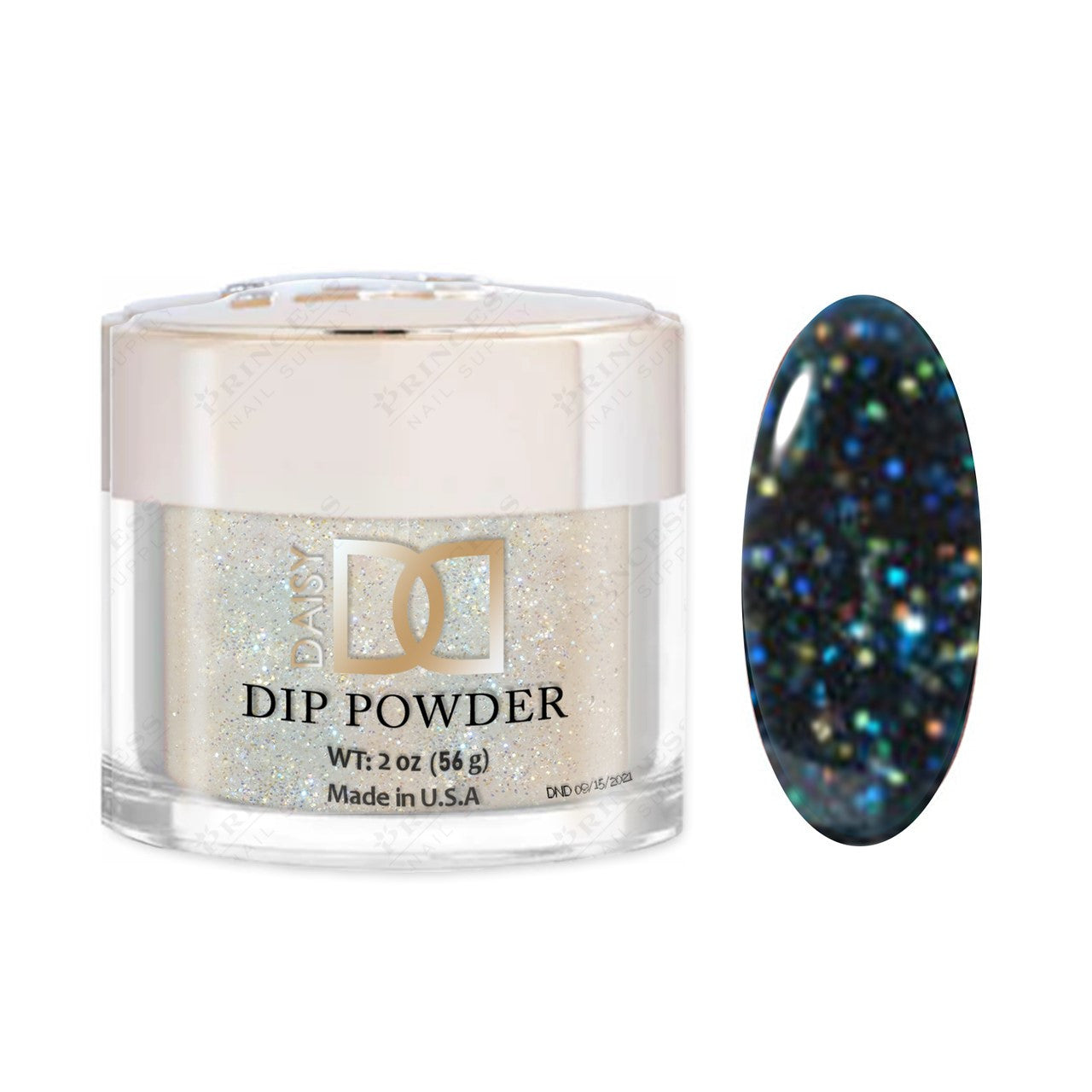 Dnd Dipping Powder #824 GLITTEROVELAY1.6OZ