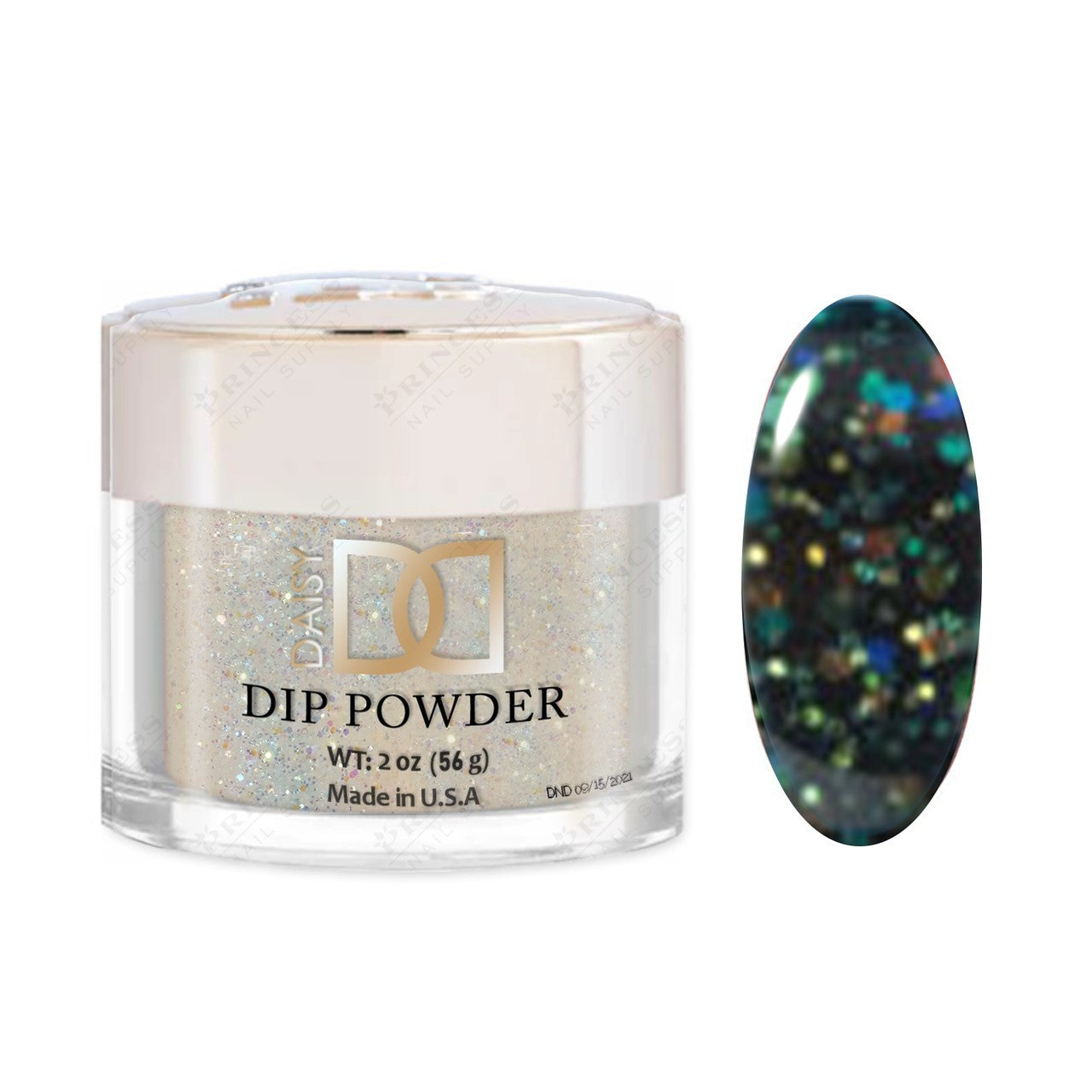 Dnd Dipping Powder #831 GLITTEROVELAY1.6OZ