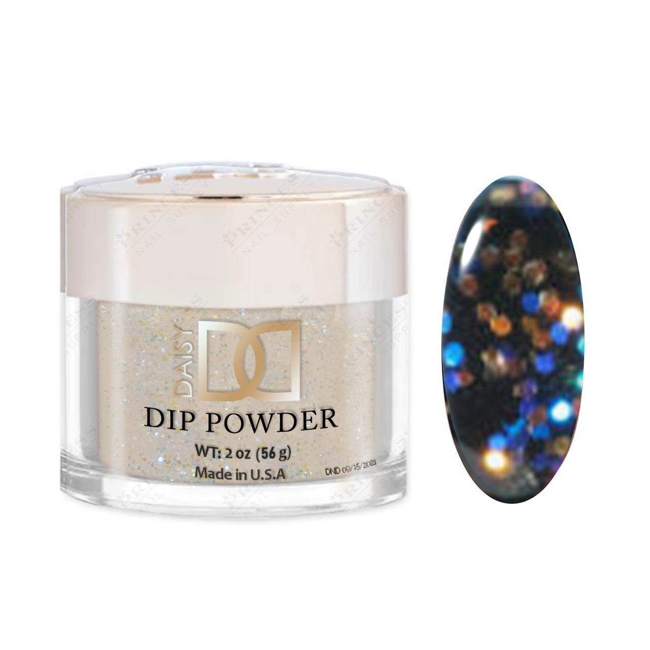 Dnd Dipping Powder #839 GLITTEROVELAY1.6OZ