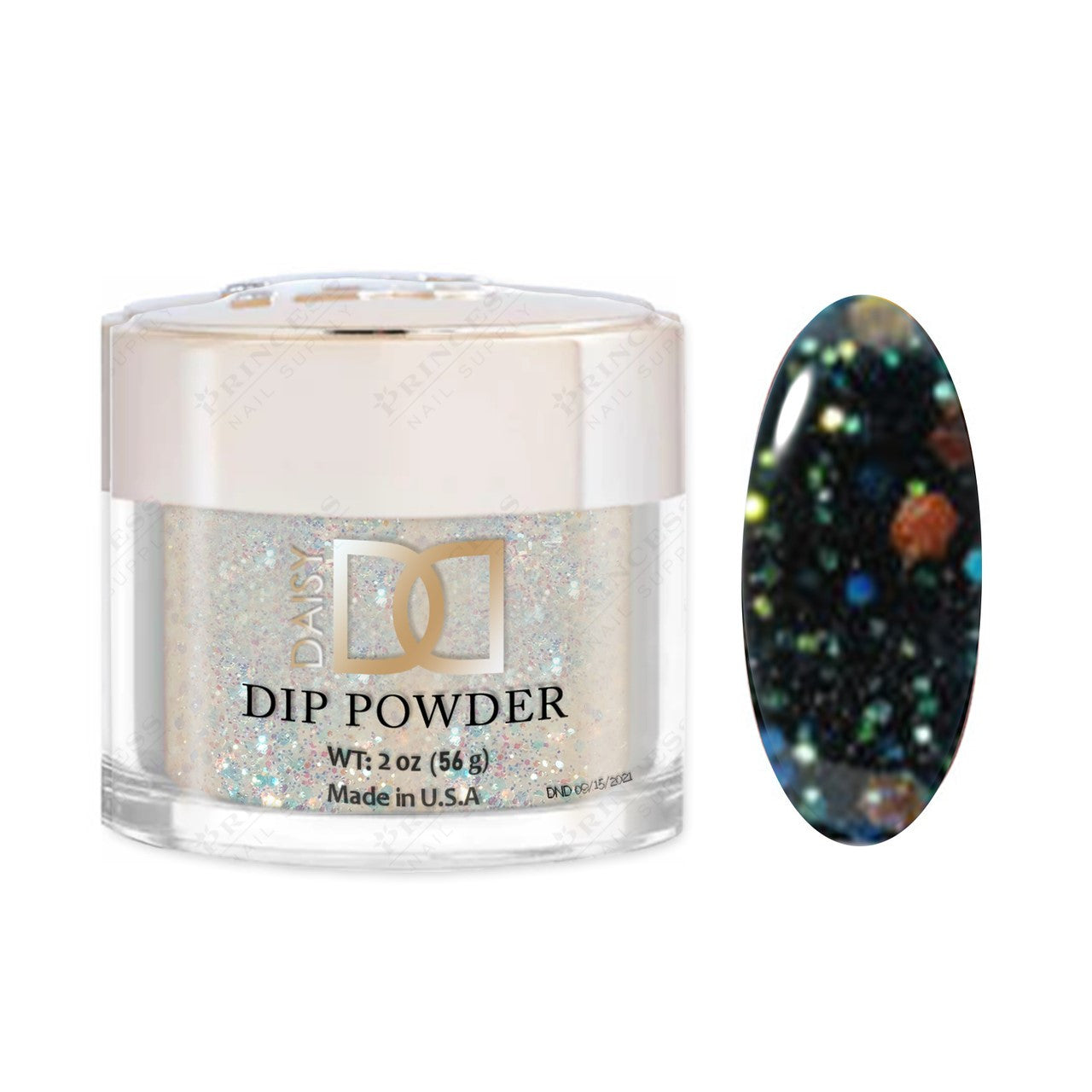 Dnd Dipping Powder #846 GLITTEROVELAY1.6OZ