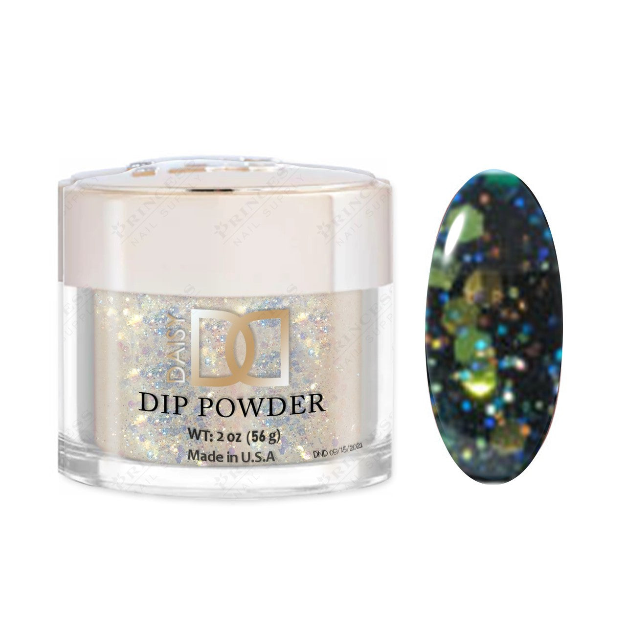 Dnd Dipping Powder #854 GLITTEROVELAY1.6OZ