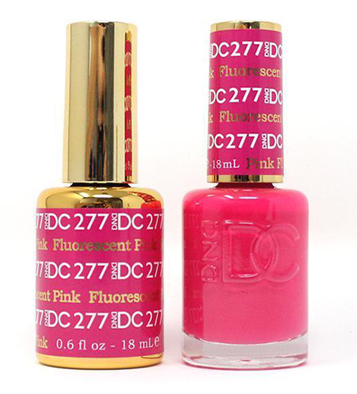 DND DC Duo Gel #277 FLUORESCENT PINK