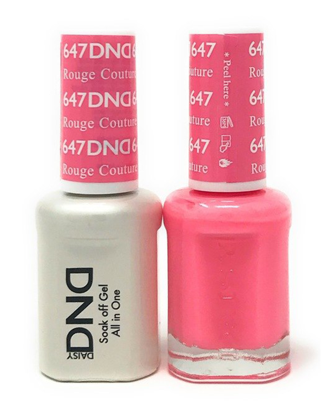 DND Duo Gel #647 ROUGE COUTURE