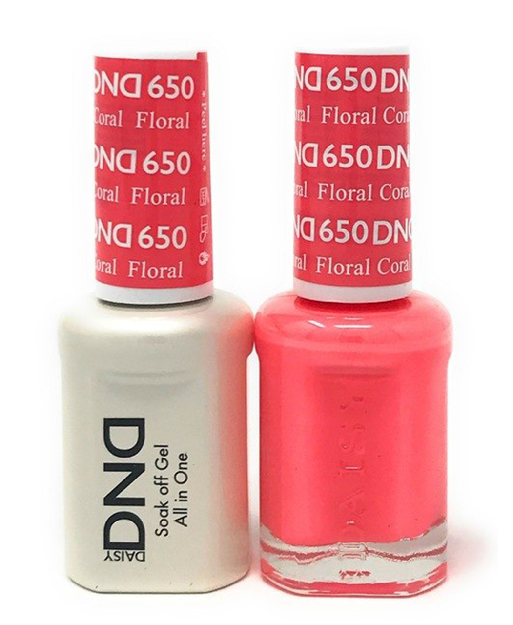 DND Duo Gel #650 FORAL CORAL