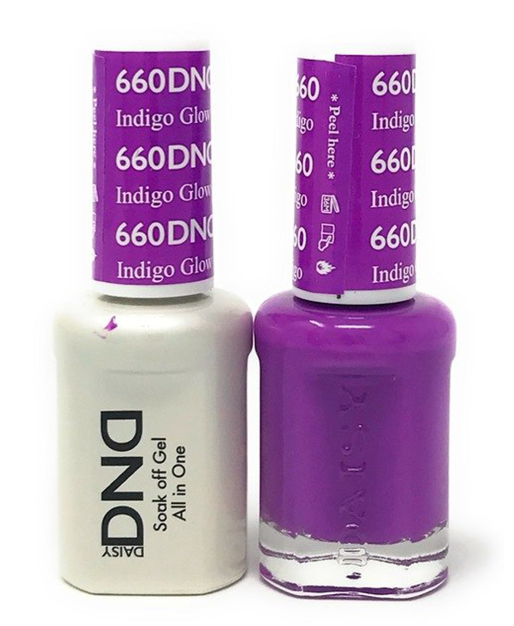 DND Duo Gel #660 INDIGO GLOW