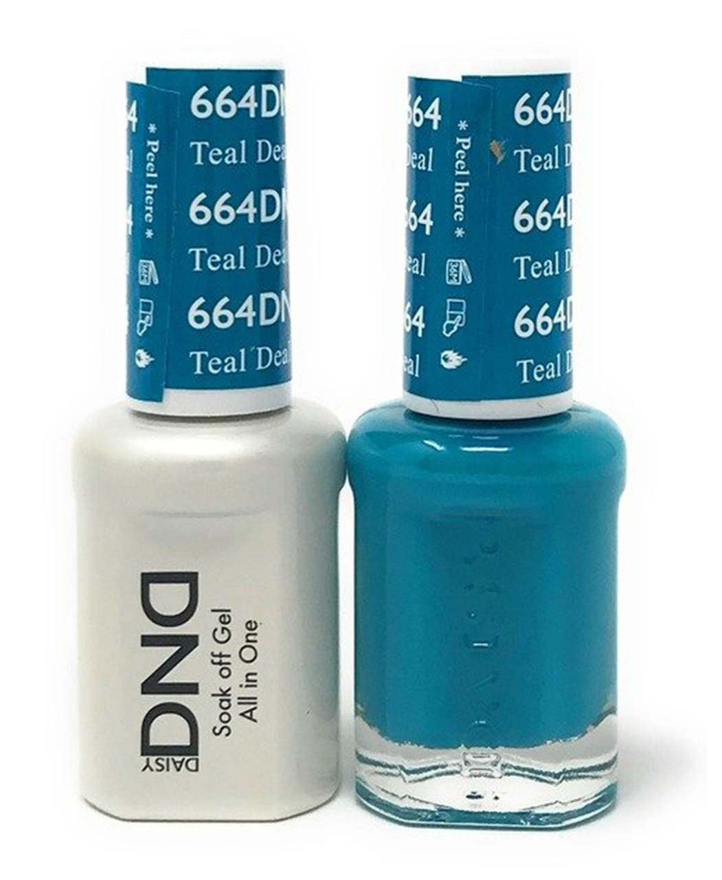 DND Duo Gel #664 TEAL DEAL