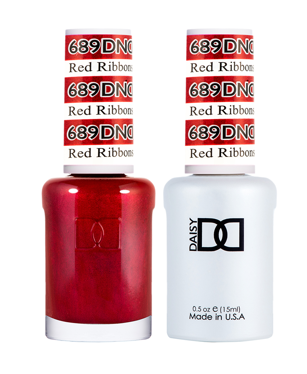 DND Duo Gel #689 RED RIBBONS