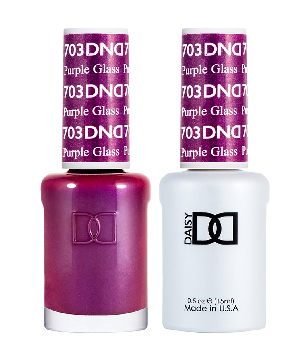 DND Duo Gel #703 PURPLE GLASS