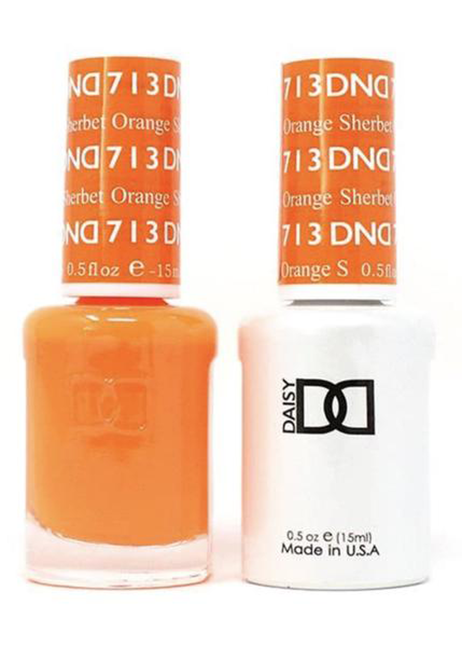 DND Duo Gel #713 ORANGE SHERBET