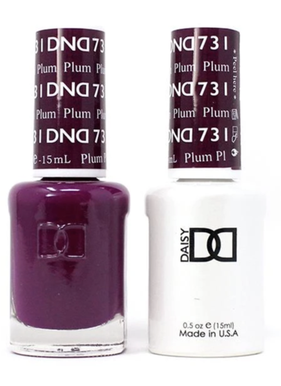 DND Duo Gel #731 PLUM FROST