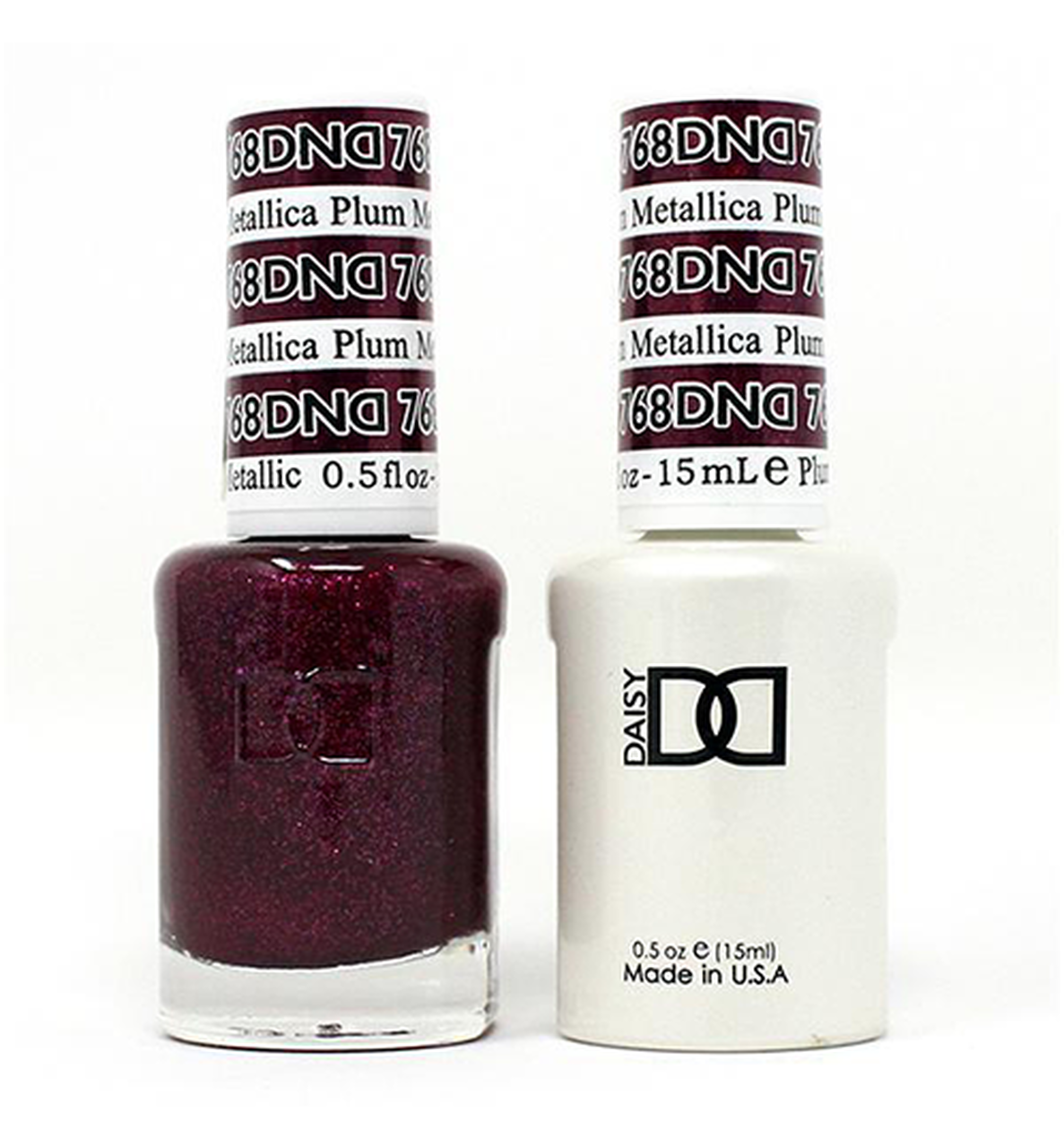 DND Duo Gel #768 METALLIC PLUM