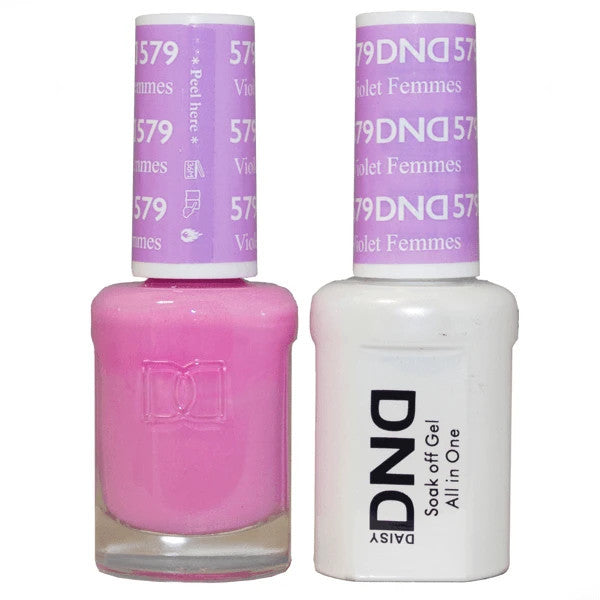 DND Duo Gel #579 VIOLET FEMMES