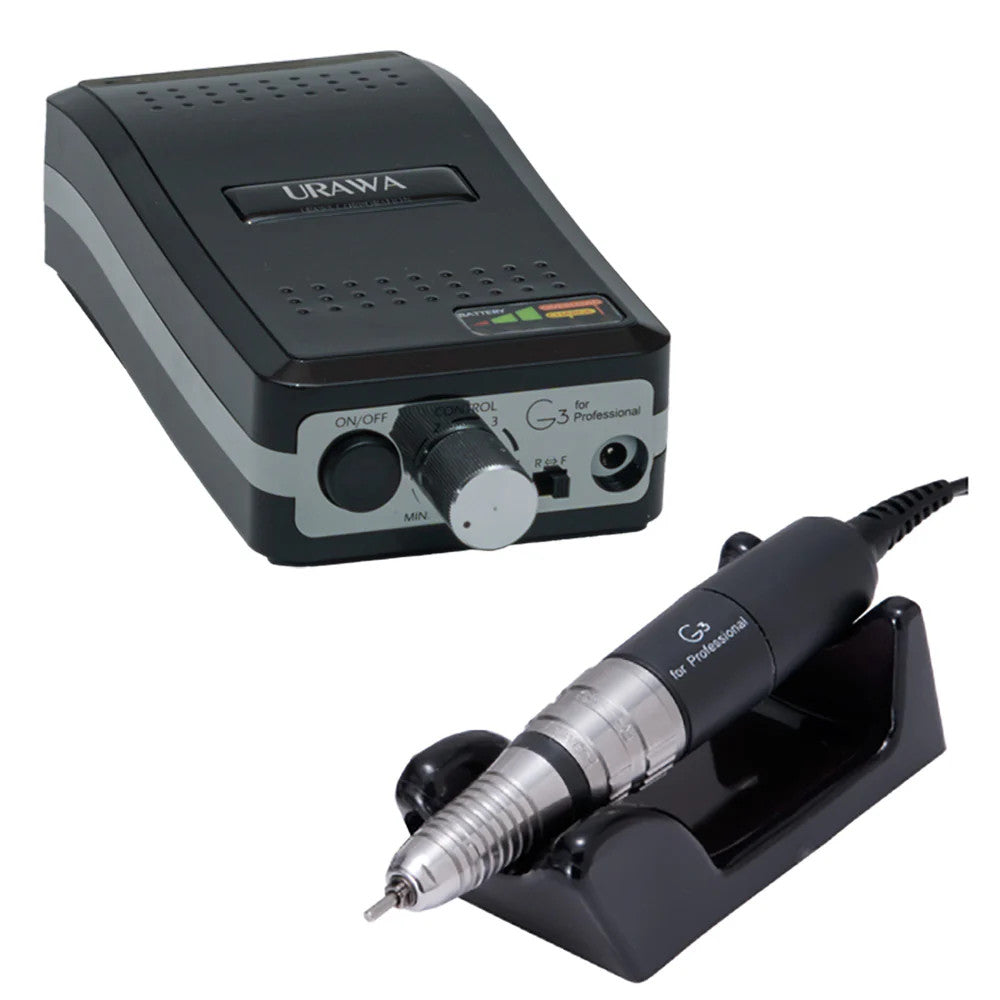 URAWA - PROFESSIONAL PORTABLE NAIL DRILL G3 SERIES - BLACK