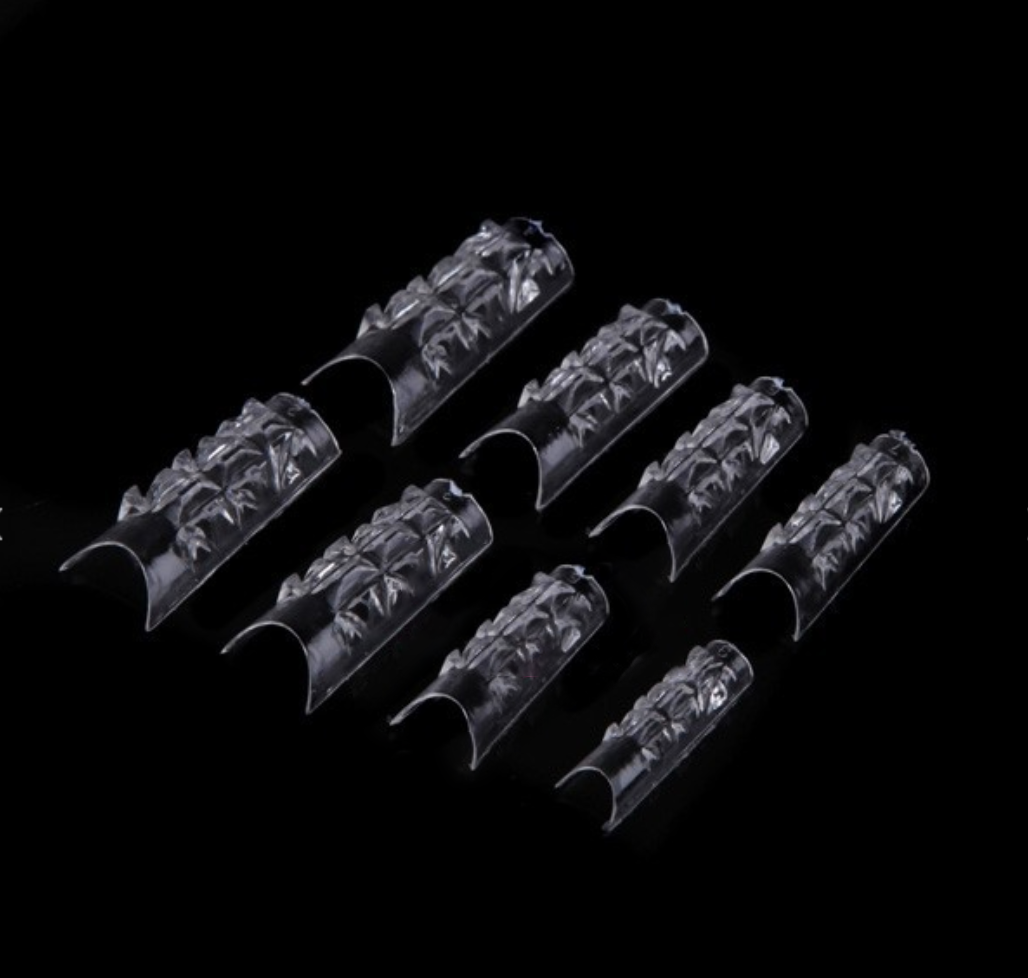 Glaze Clear Nail Tip 10 Sizes ( Box of 60 Tips )