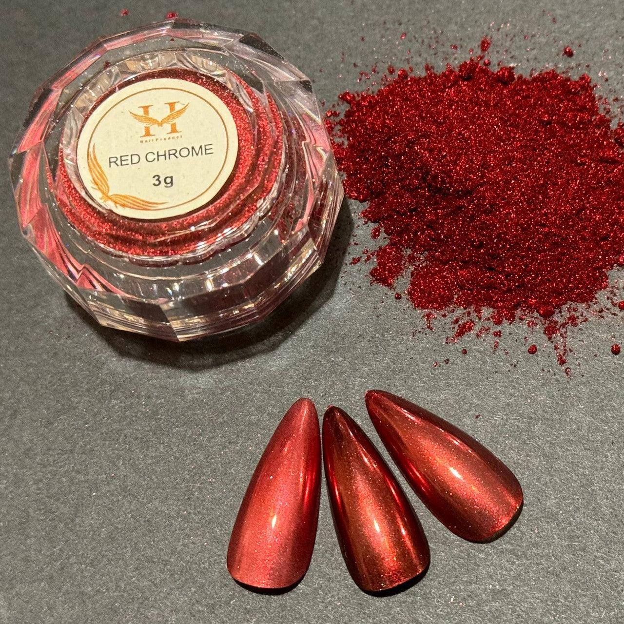 HANG Chrome Effects Powder - Red Chrome #8 3G