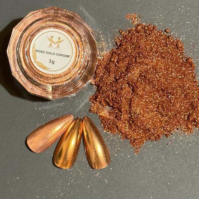 HANG Chrome Effects Powder - Rose Gold Chrome #10 3G