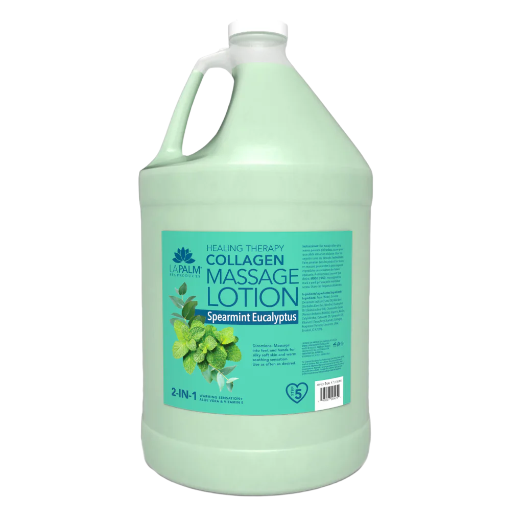 Healing Therapy Massage Lotion Spearmint Eucalyptus